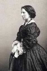 Madame Constance Nantier-Didiee (1832-67) engraved by D.J. Pound from a photograph, from 